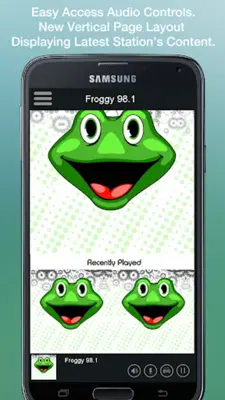 Froggy 98.1 android App screenshot 2